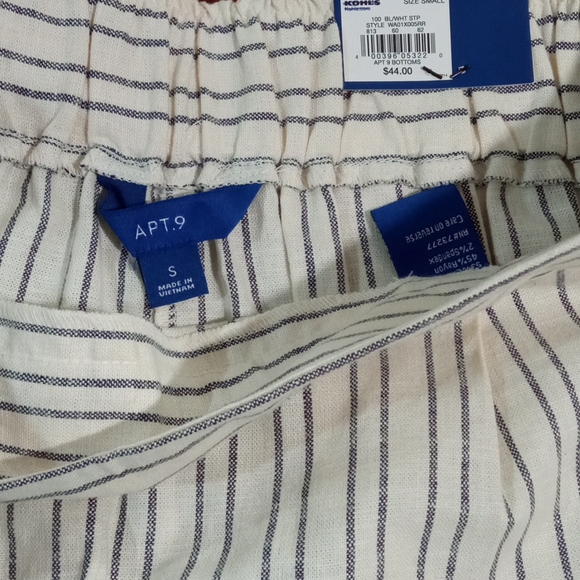 NWT APT.9 Wide-Leg Crop Mid Rise Pants - Picture 3 of 5